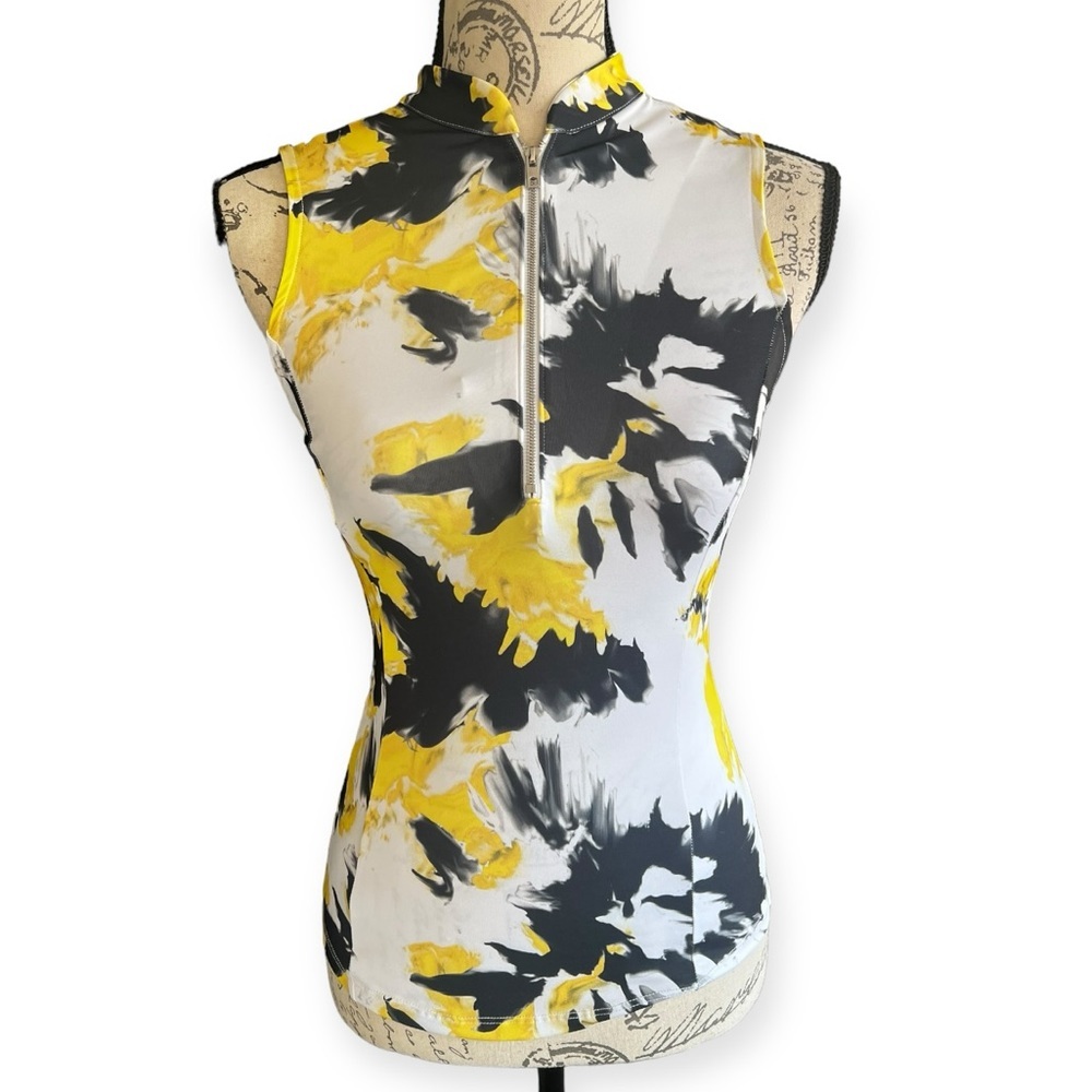 Amy Sport sleeveless athletic top, 1/4 zip, new with tags, size XS